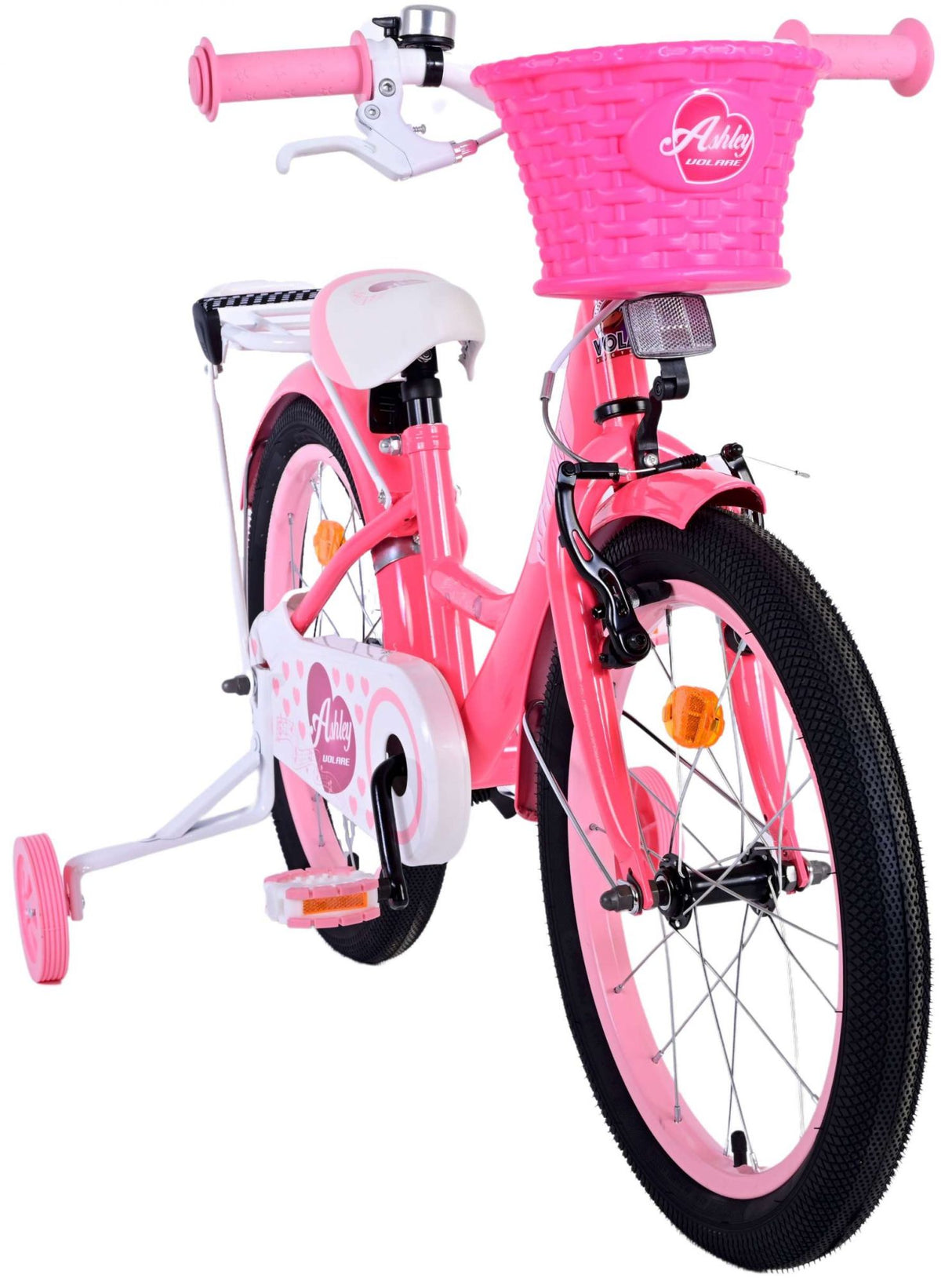 Chicas de bicicleta infantil de Vlare Ashley Red rosa de 18 pulgadas de 18 pulgadas