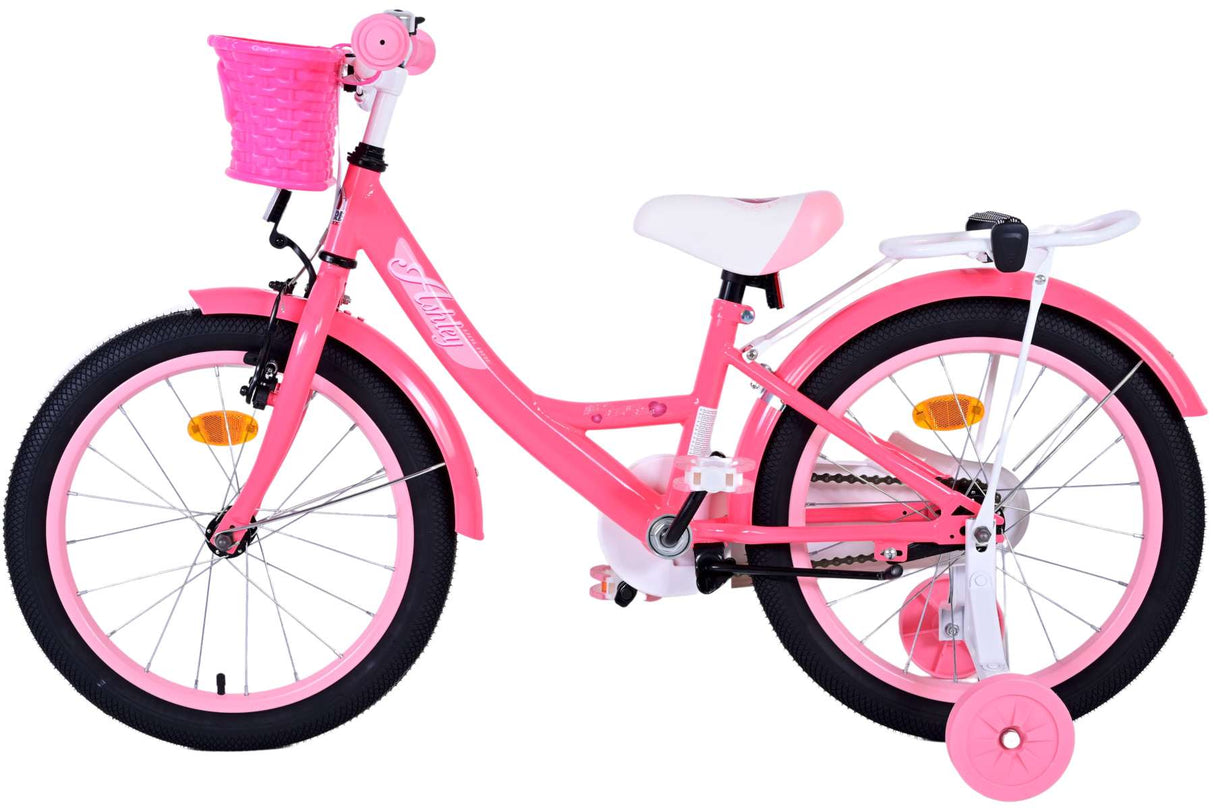 Chicas de bicicleta infantil de Vlare Ashley Red rosa de 18 pulgadas de 18 pulgadas