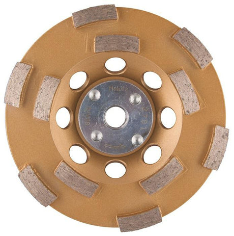 Makita diamanten schild voor het slijpen van beton 125mm m14 dubbel beton standaard