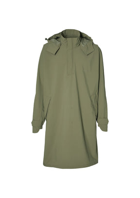 Basil poncho mosse unisex olive green m l