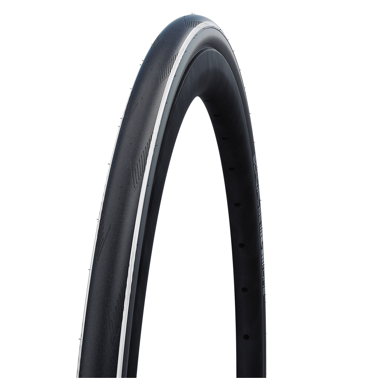 Zložljivi pas Schwalbe One V-Guard 28 x 1,00 25-622-črni z belo črto