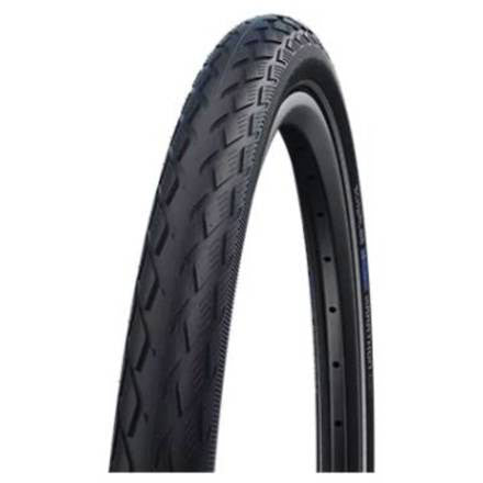 De Schwalbe Pneu 27-1¼ (32-630) Marathon Leeschtung schwaarz + r