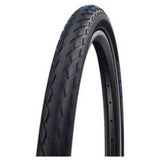 De Schwalbe Pneu 27-1¼ (32-630) Marathon Leeschtung schwaarz + r