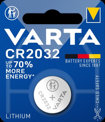 Varta Knoopcel batterij CR2032 Lithium 3V