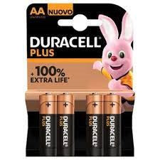 Duracell Battery Plus Power MN1500 LR6 AA per 4 on map