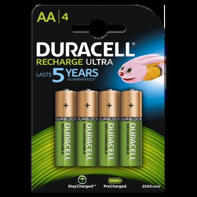 AA baterie dobíjecí 4 karta 2500 mAh