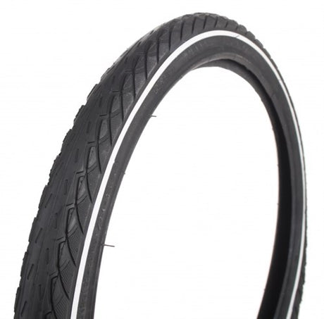 Deli buitenband 20x1.75 47-406 zwart weg witte lijn