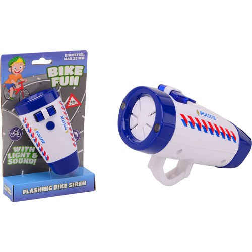 Bike fun led lamp politie met sirene