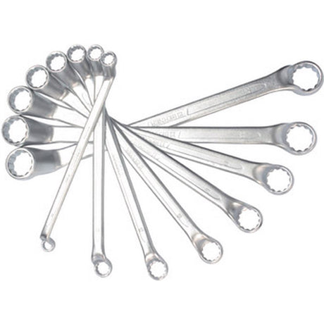 Berner ringsleutelset gebogen set 9 stuks 6-23mm