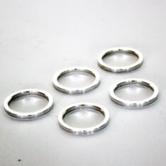 Bag A 5 Stall -head filling ring 1.1 8 Silver 3mm Spacer