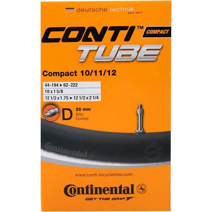 Continental Inner Tube DV1 Compact 10 11 12 Inch 44 62-222 Box