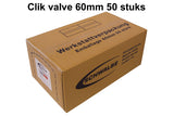 Schwalbe binnenband 23 30-622 630 scv15 click ventiel 60mm werkplaatsverpakking 50 stuks