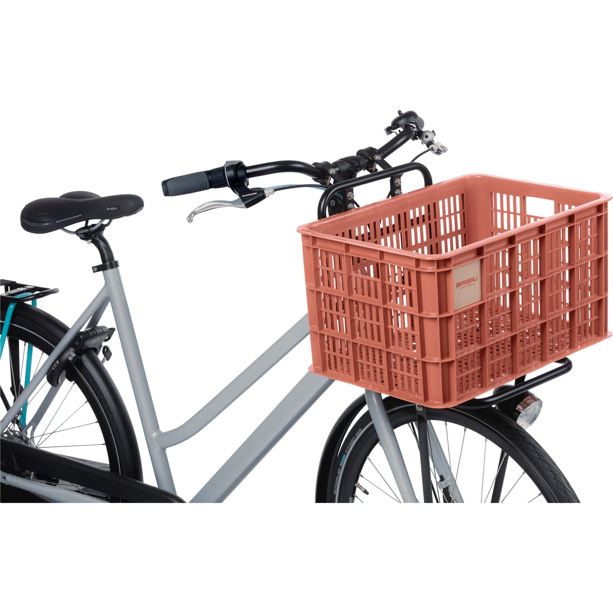 Basil fietskrat L - groot - 40 liter - rood