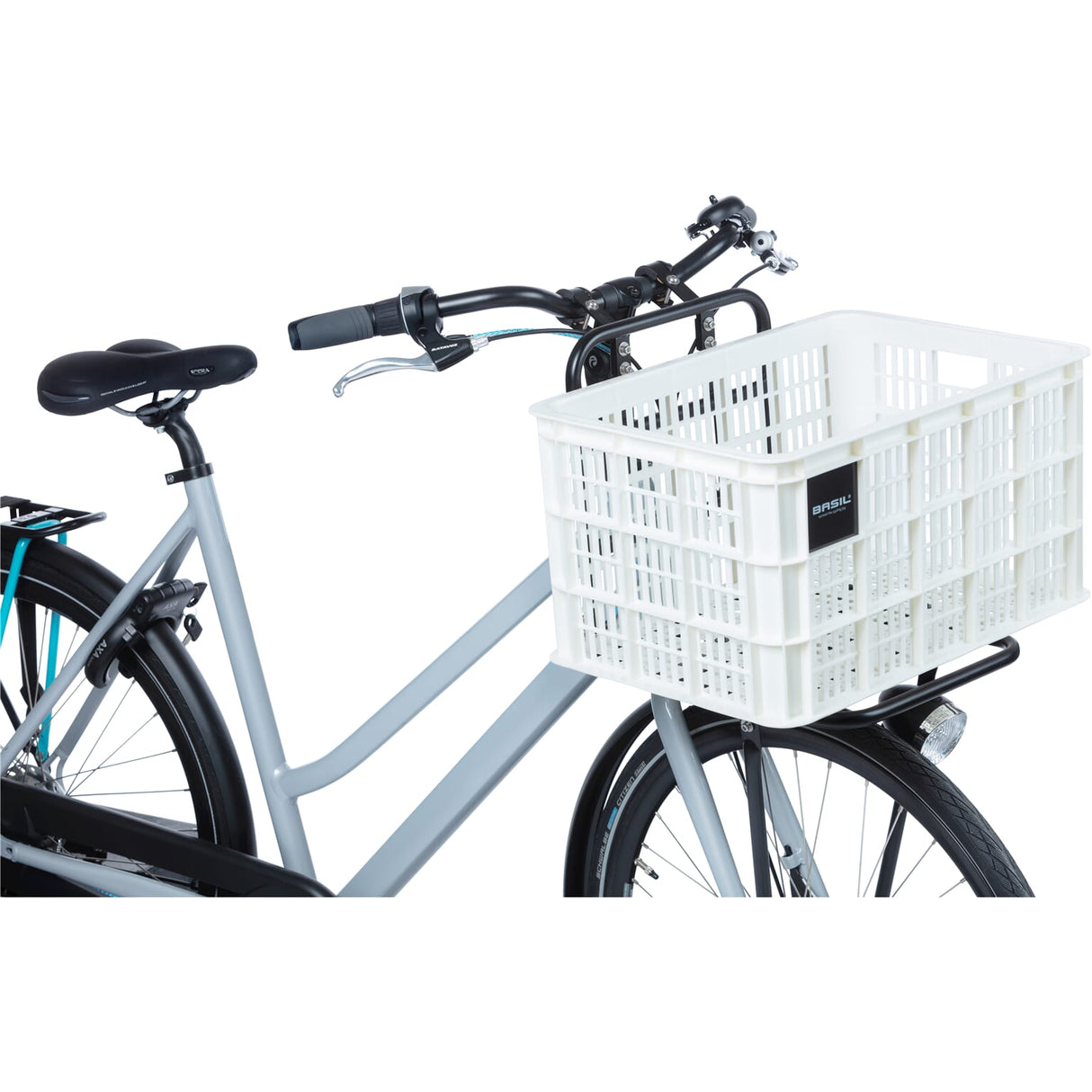 Basil fietskrat L - groot - 40 liter - wit