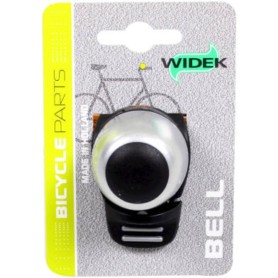 WideK 002565 Compact II XXL Bicycle Bell Silver on Map