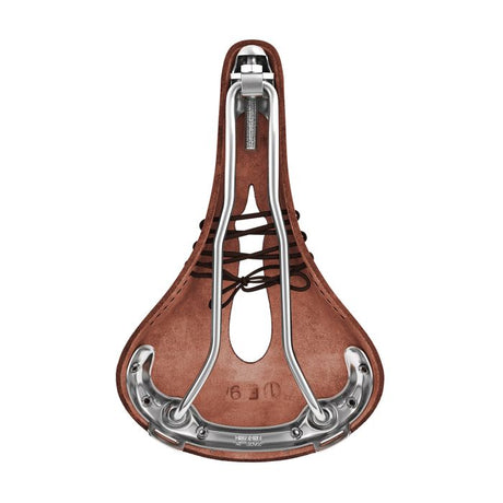 Brooks b17 carved - antic brown