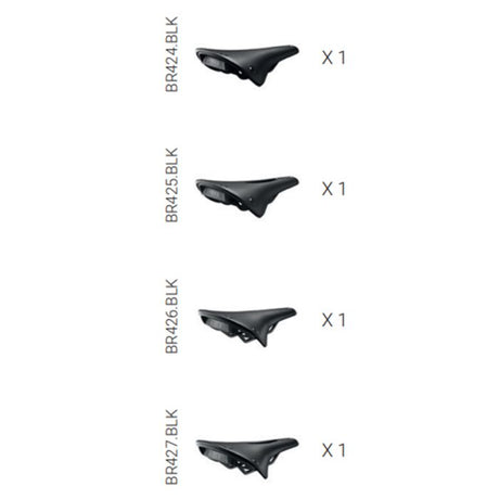 Brooks cambium kit 1 (4 test saddles)