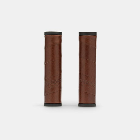 Brooks willow leather grip (130+130mm) - antic brown