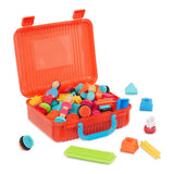 Bristle blocks in koffertje 85 delig