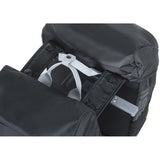 Basil dubbele fietstas miles 34 liter 13 x 26 x 35 cm (2x) - zwart lime