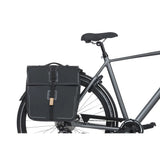 Basil tas urban dry mik 2.0 dubbel matzwart | 50l