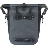 Basil enkele tas navigator storm m mik 12-15l 14 x 25 x 36 cm - zwart