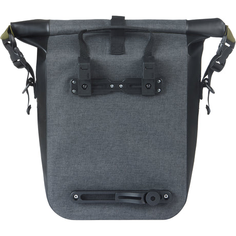 Basil enkele tas navigator storm m mik 12-15l 14 x 25 x 36 cm - zwart
