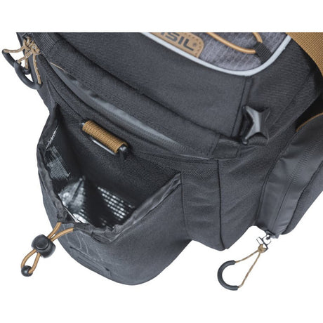 Basil gepäckträgertasche miles xl pro trunkbag miles xl pro mik 2.0 black slate