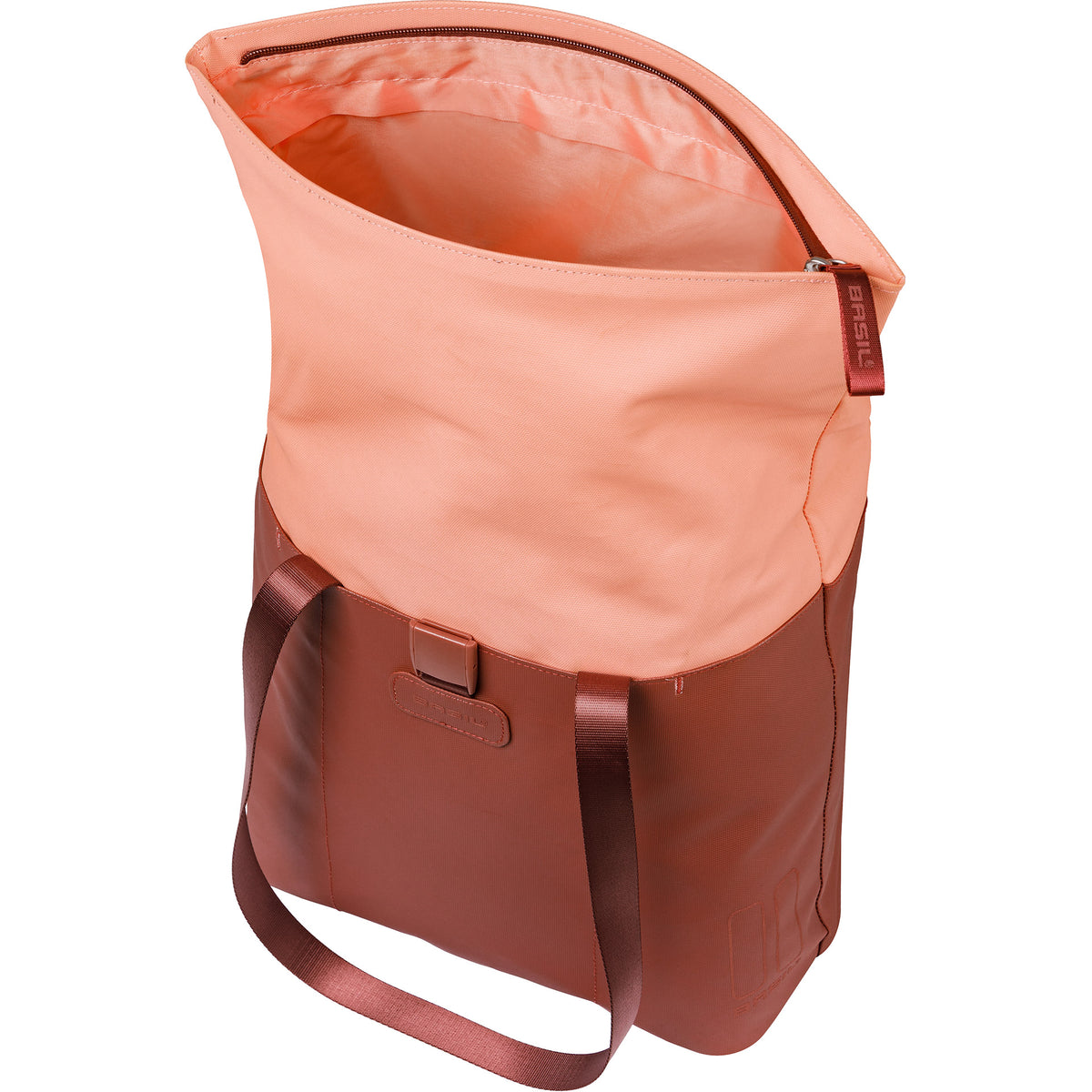 Basil b.v. fietsshopper basil vive mik 15-20l 11 x 29 x 34 cm - roze