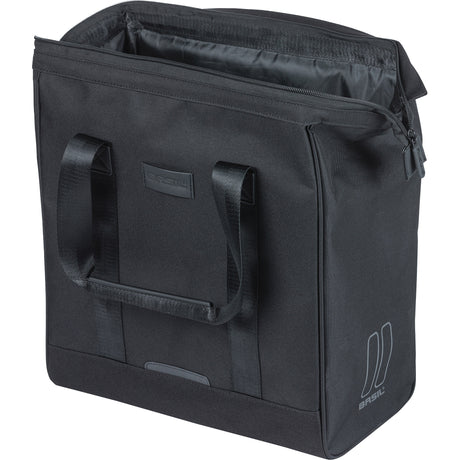 Basil fietsshopper grand mik hooks 23l 12 x 35 x 35 cm - zwart