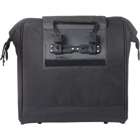 Basil tas grand fietsshopper zwart | mik hooks | 23l