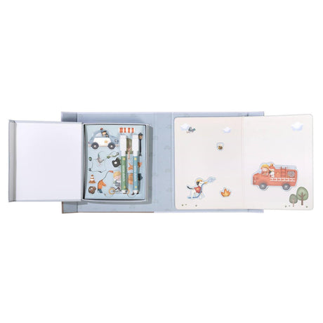 Little dutch whiteboard kleurset - jim voertuigen