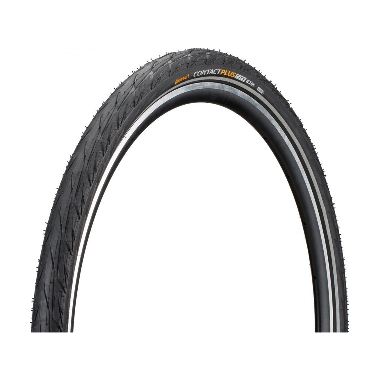 Contatto delle gomme Continental Plus City 42-622 (28x1.60) Black Reflex