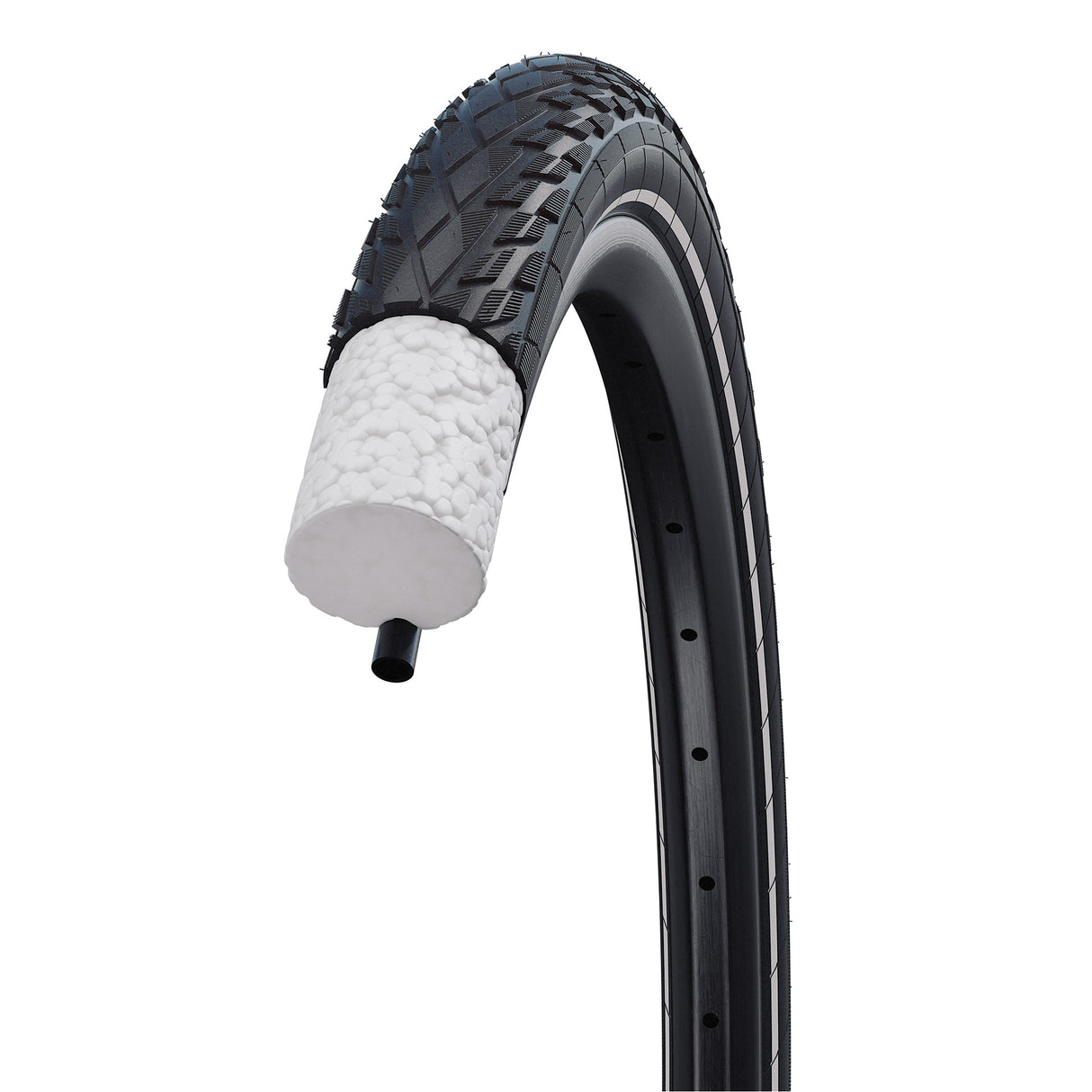 Schwalbe extérieur sans air performances polyvalentes 28 x 1,50 40-622 noir avec réflexion