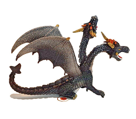 Bullyland draak tweekoppige zwarte (75597)