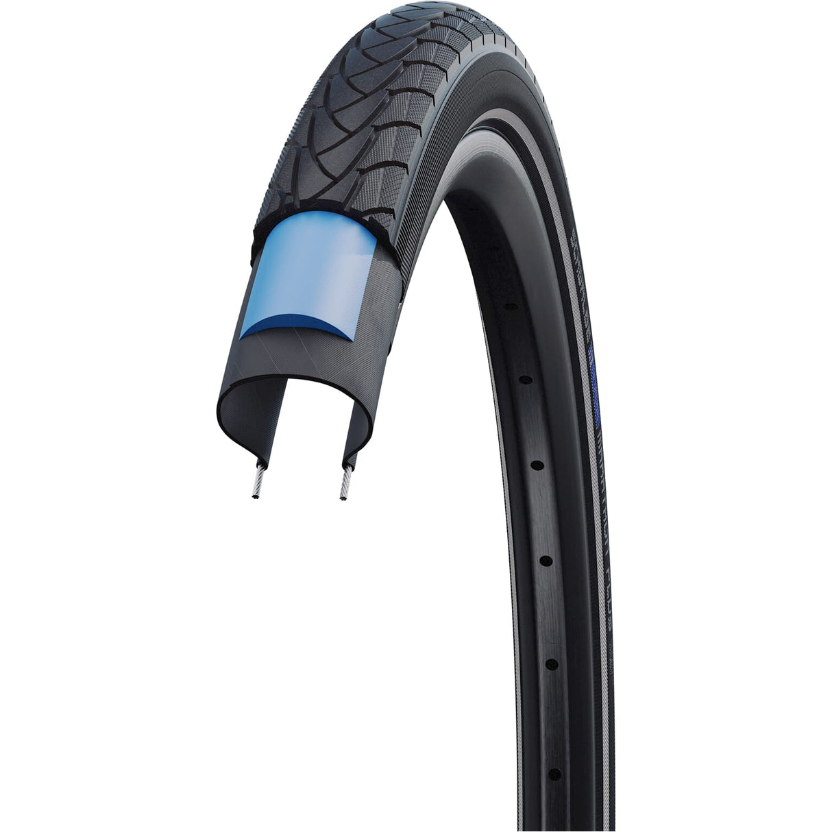 Schwalbe Reifen Marathon plus 24 x 1 3 8 Grau Schwarz