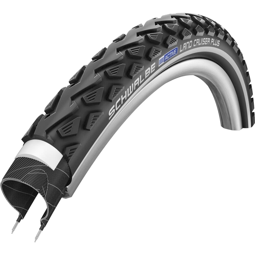 Schwalbe extérieure terrestre Cruiser plus 27,5 x 2,00 SW reflète