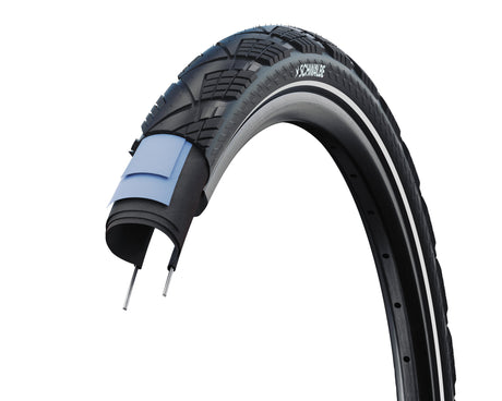 Schwalbe draadband marathon efficiency 50-622 +r zwart