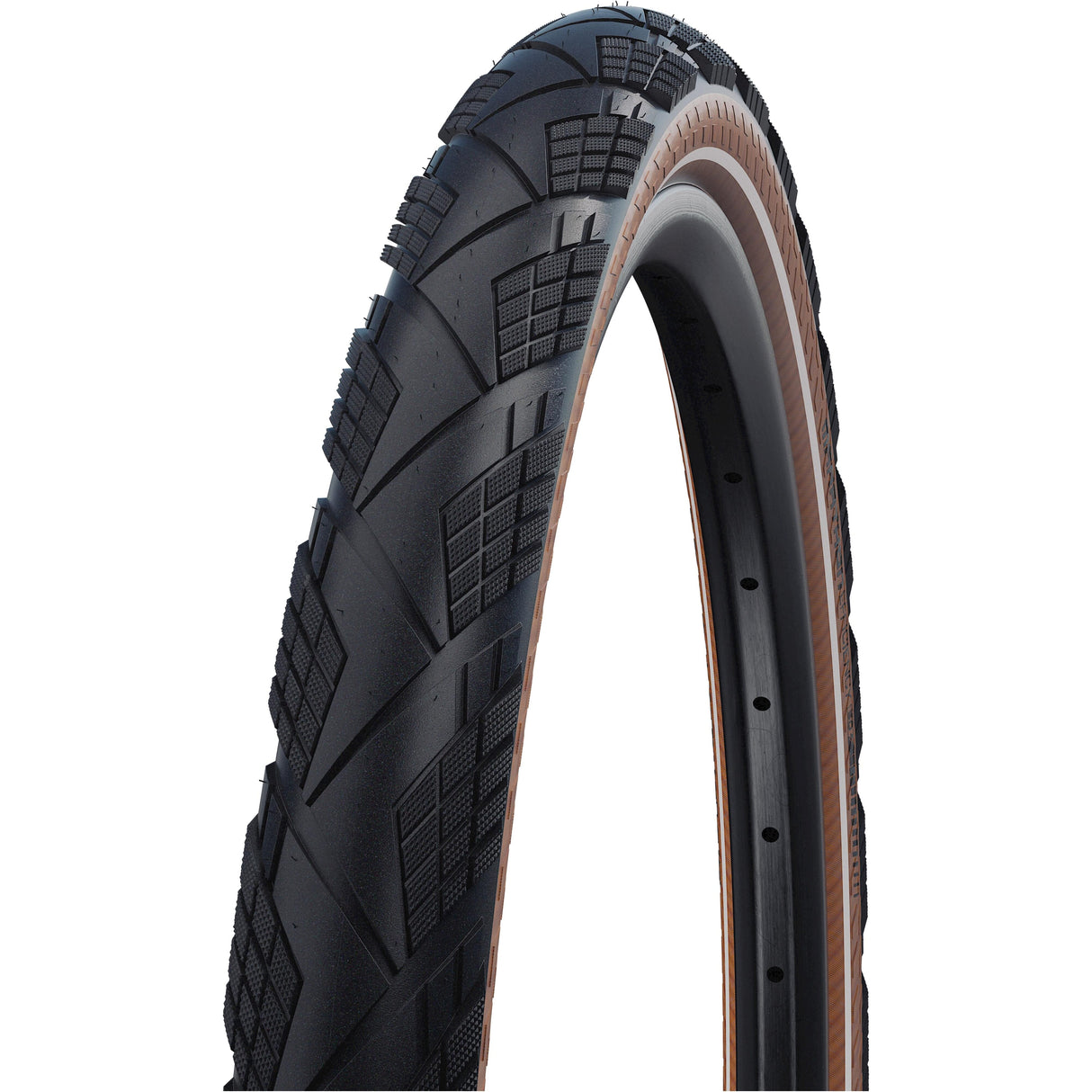 Schwalbe buitenband 28-2.15 (55-622) marathon efficiency evo zwart v refelectie