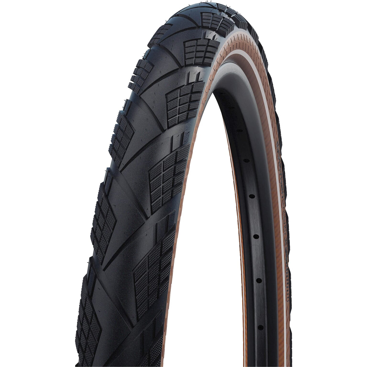 Schwalbe Tire 28-2.15 (55-622) Marathon Effektivitet Evo Black V påstøting