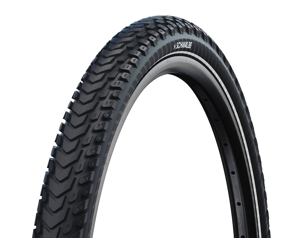 Schwalbe buitenband 28-1.60 (42-622) marathon mondial zwart vouwband refelectie