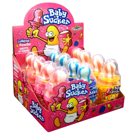 Funny candy baby sucker (12 stuks)