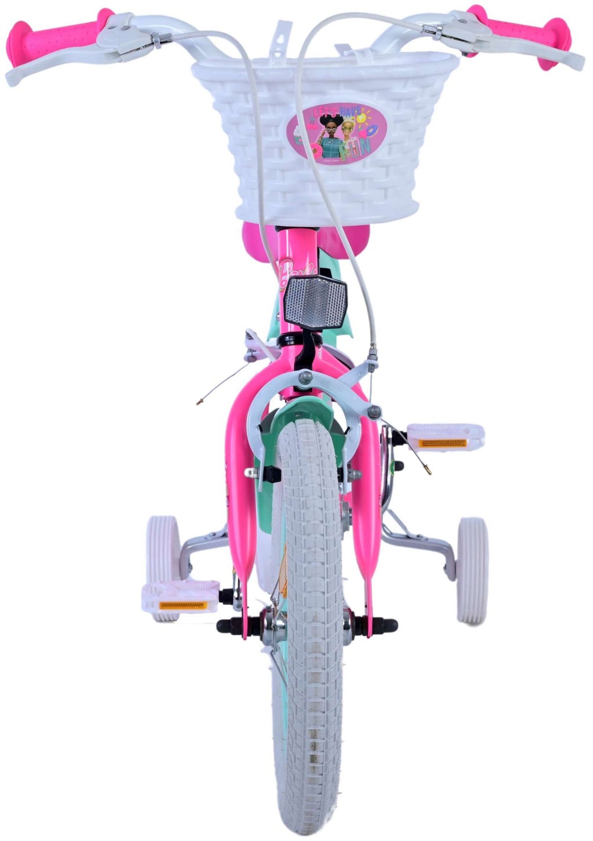 Barbie Children's Bike Girls 14 tum rosa tvåhandbromsar