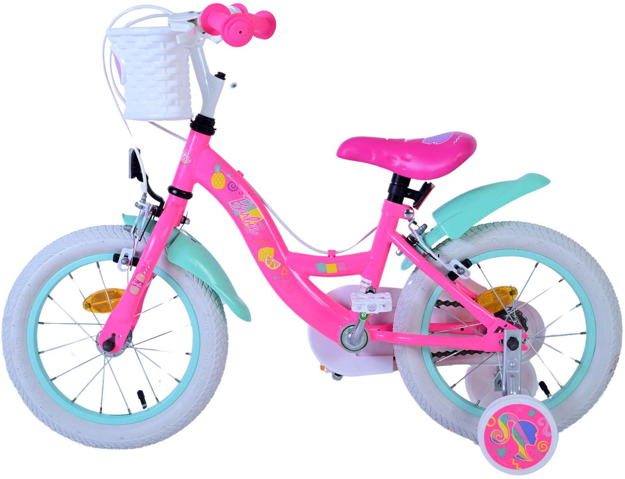 Barbie Children's Bike Girls 14 tum rosa tvåhandbromsar