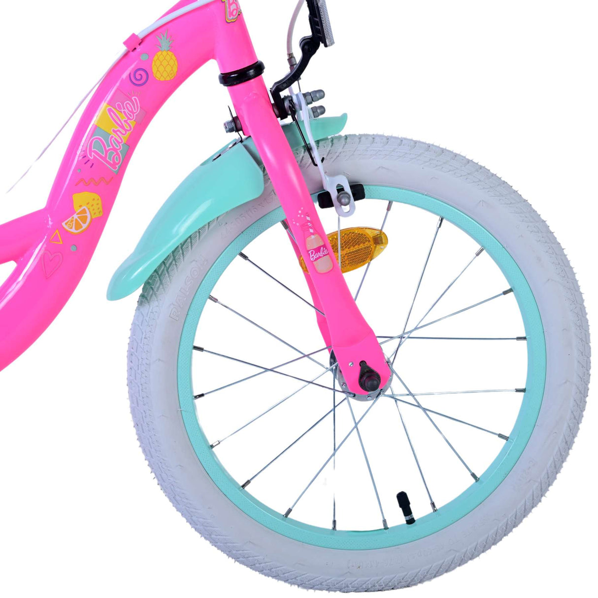 Barbie Children's Bike Girls 16 Zoll rosa zwei Handbremsen