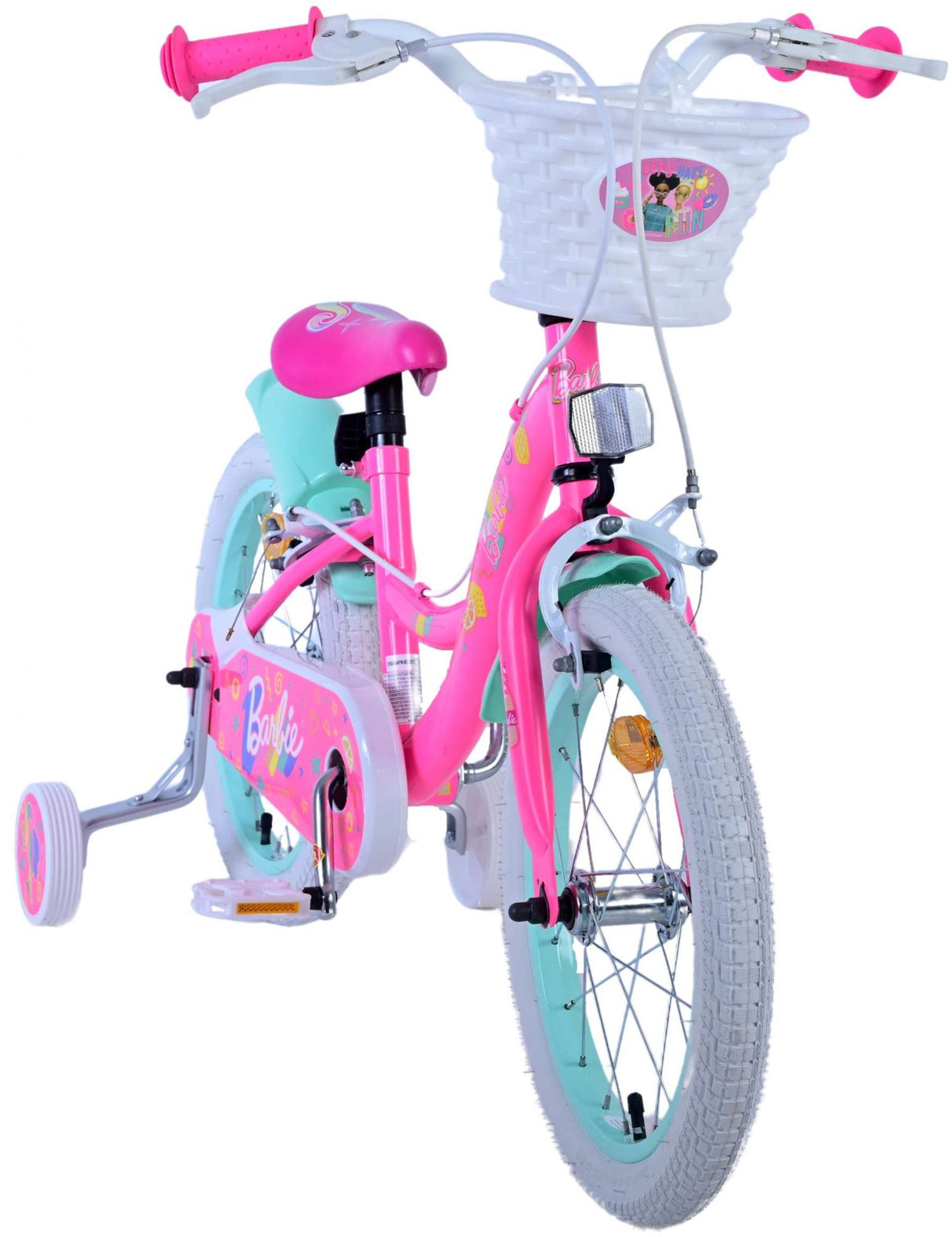 Barbie Children's Bike Girls 16 Zoll rosa zwei Handbremsen