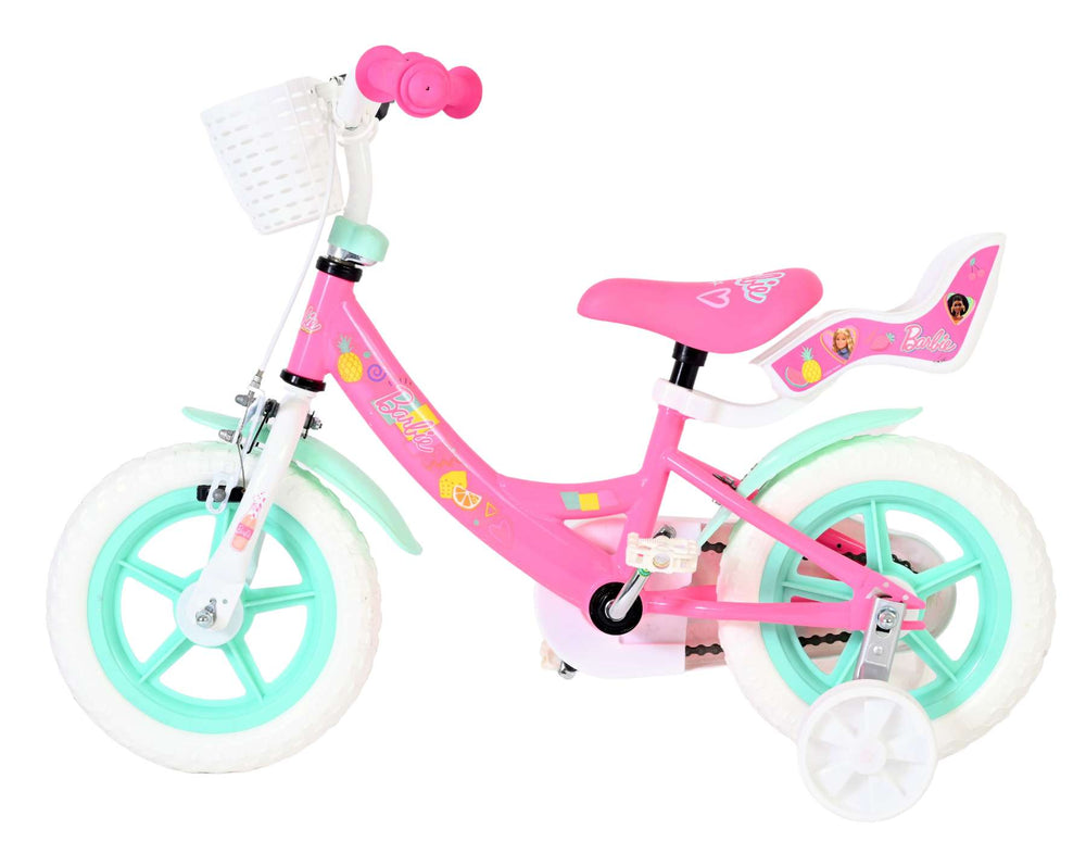 Volare barbie kinderfiets - meisjes - mag wheels - 12 inch - roze