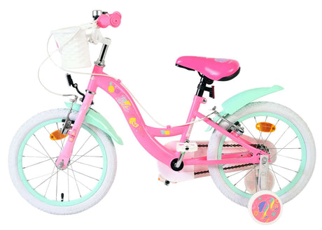 Volare barbie kinderfiets - meisjes - 16 inch - roze - twee handremmen