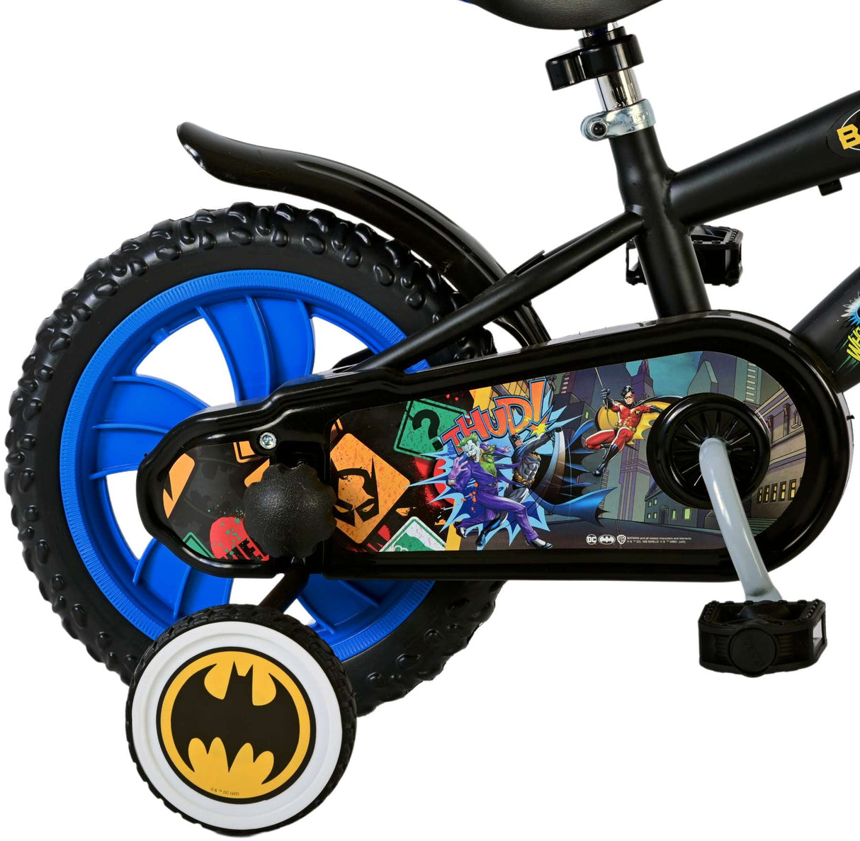 Batman Children's Bike Boys 12 palcové černé