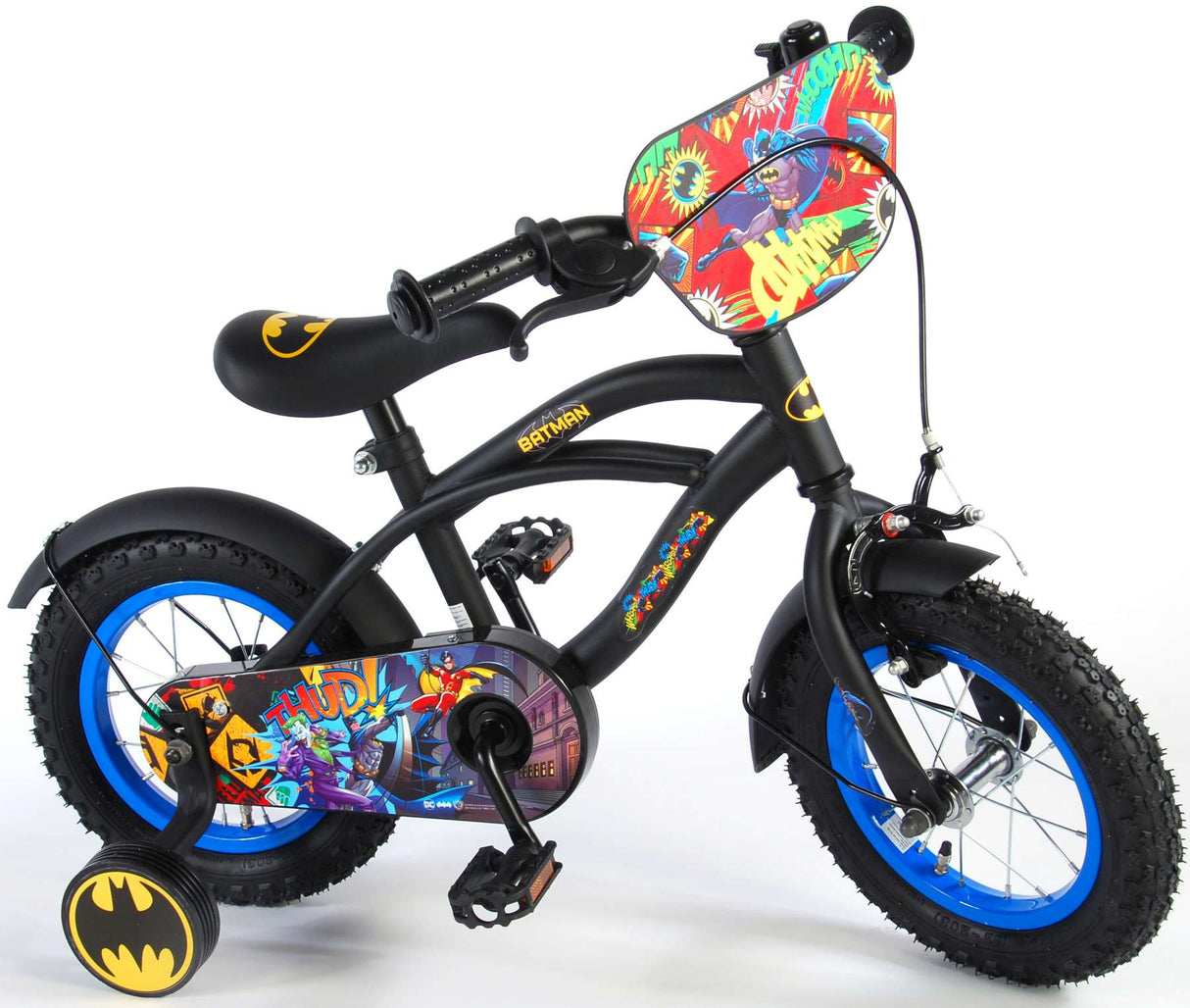 Children's bicycle 12 Batman - Black Yellow